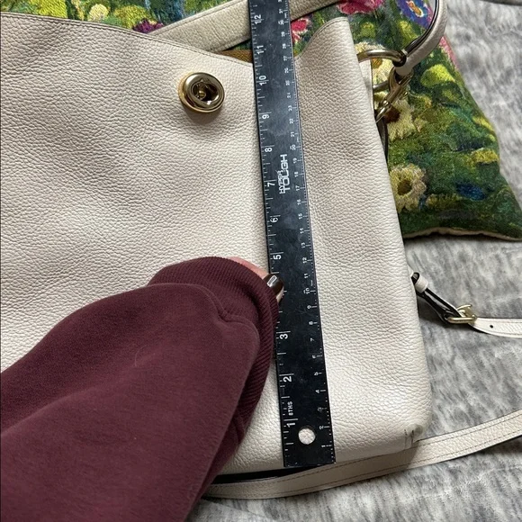 Coach Charlie Bucket Polished Pebbled Leather Crossbody Bag - Picture 16 of 16